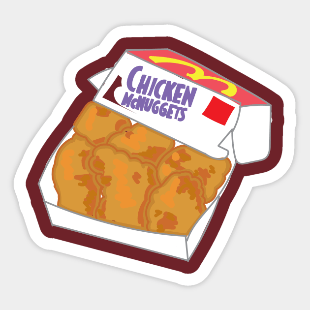 Chicken Nuggets Sticker by courtneylgraben